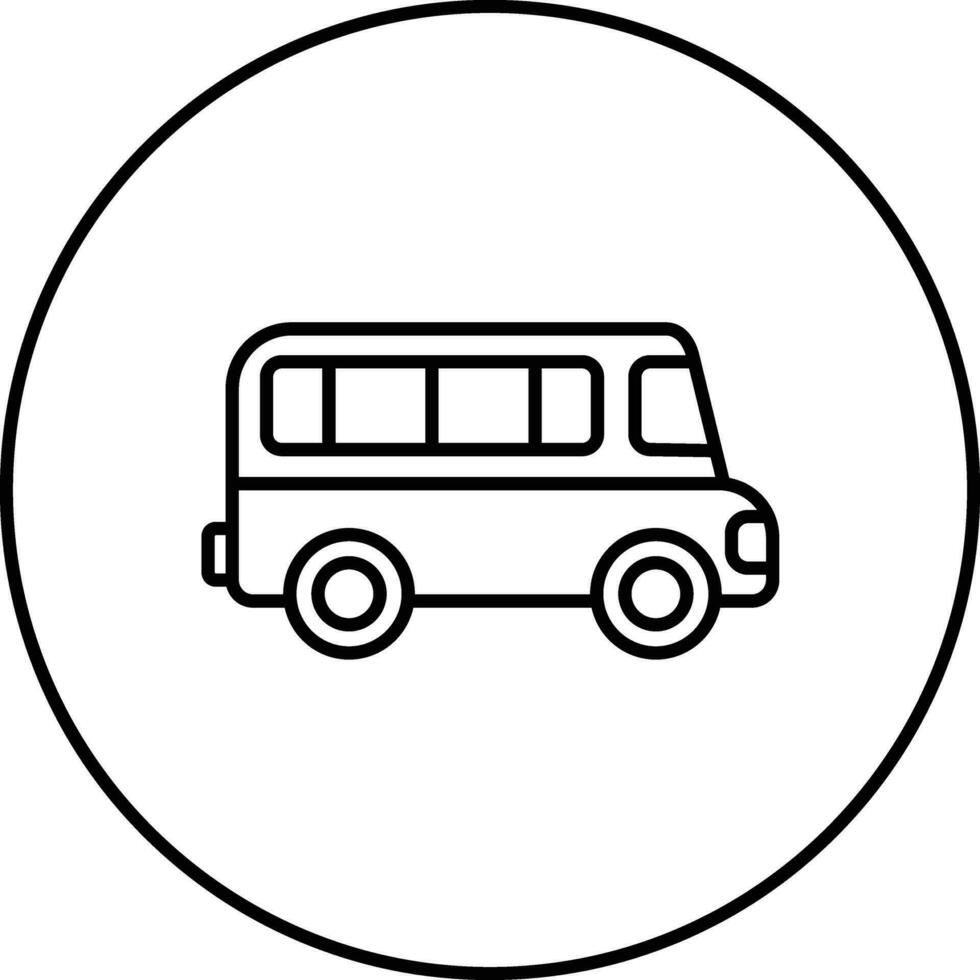 Minivan Vector Icon