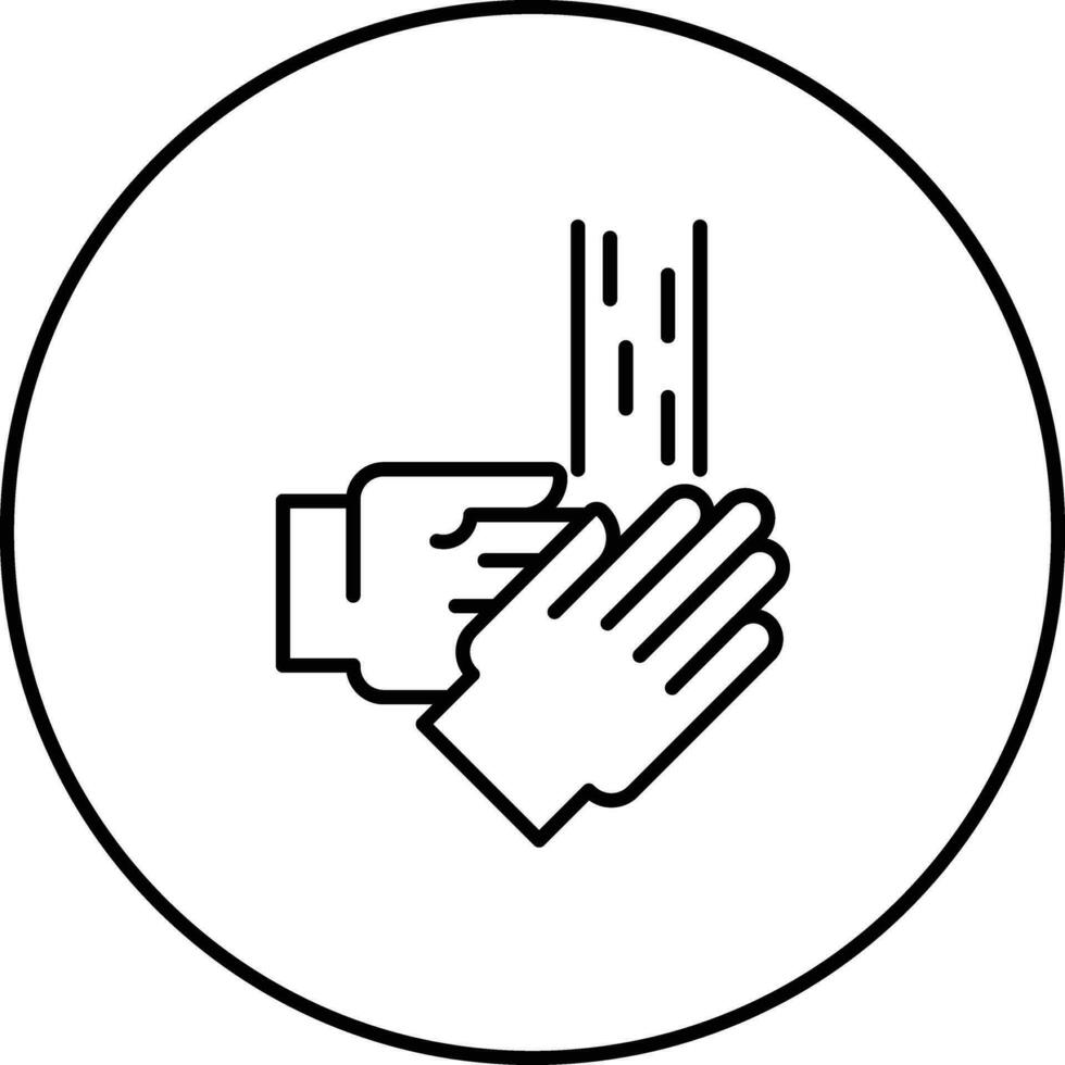 Hand Washing Vector Icon