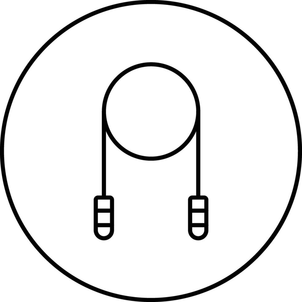 Jump Rope Vector Icon