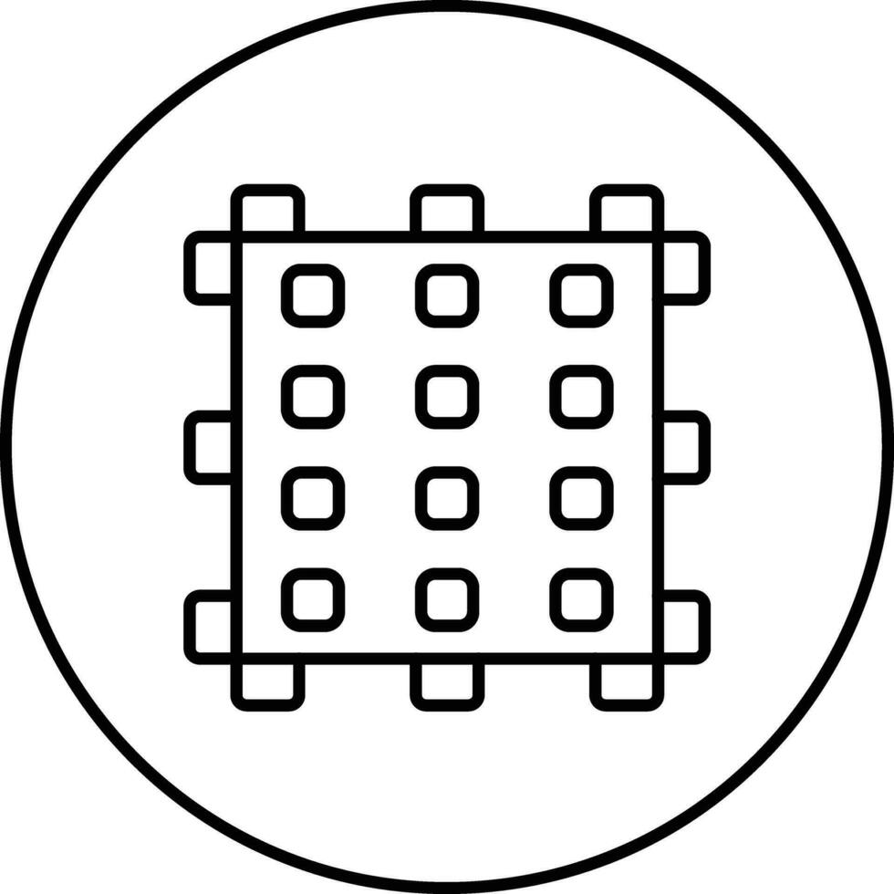 Foam Tiles Vector Icon