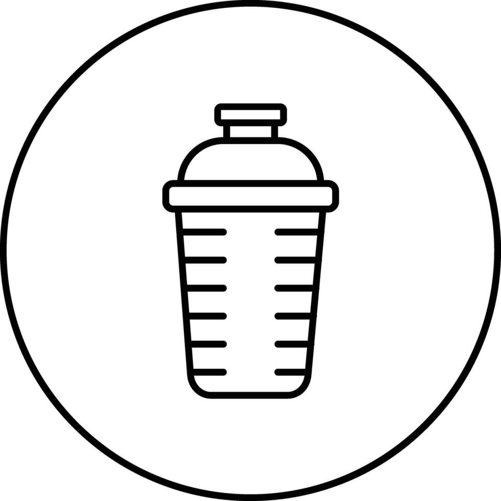 Protein Shake Vector Icon