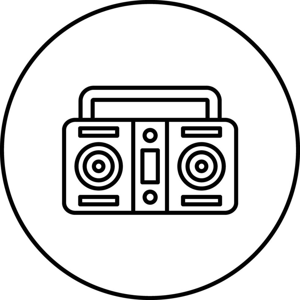 Cassette Player Vector Icon