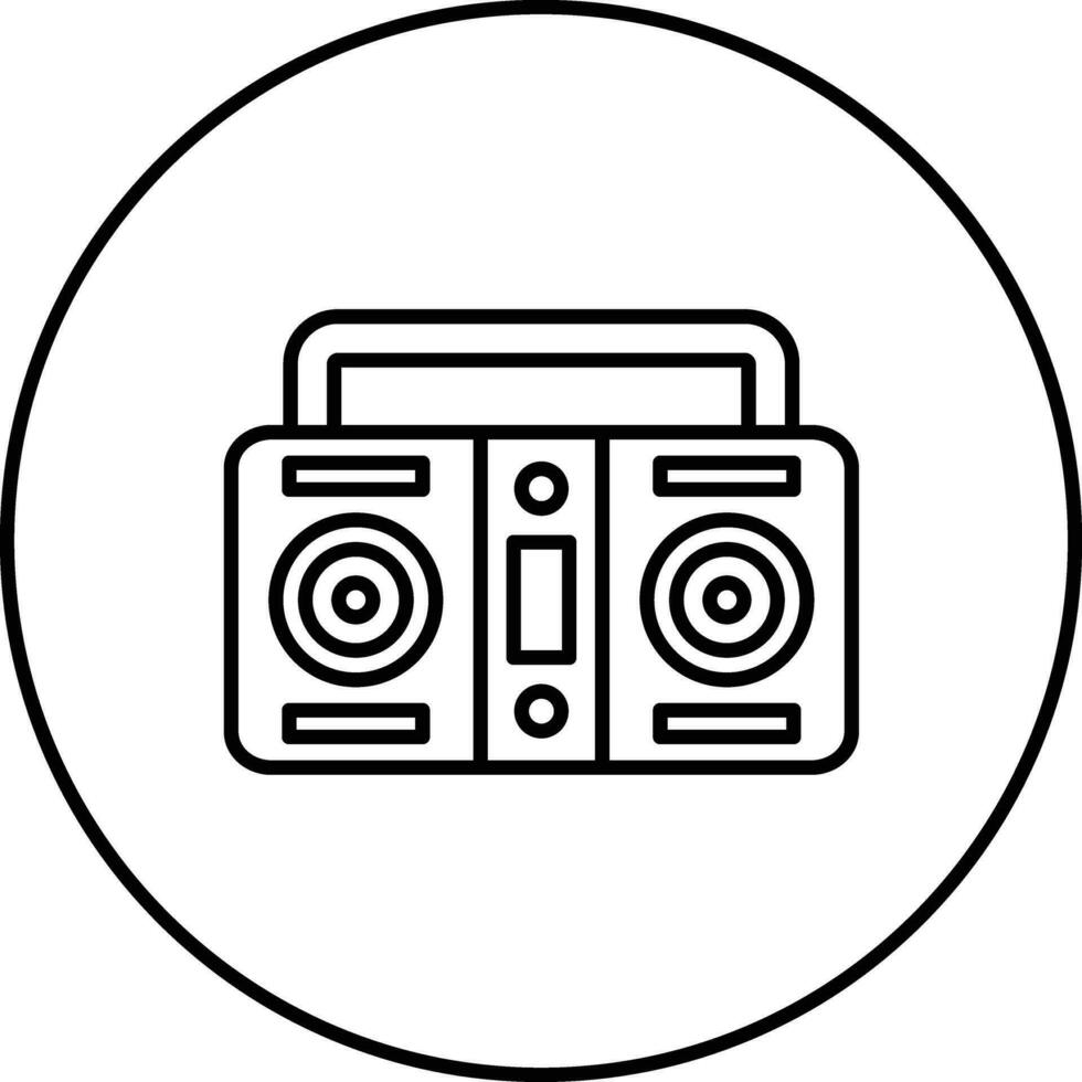 Cassette Player Vector Icon