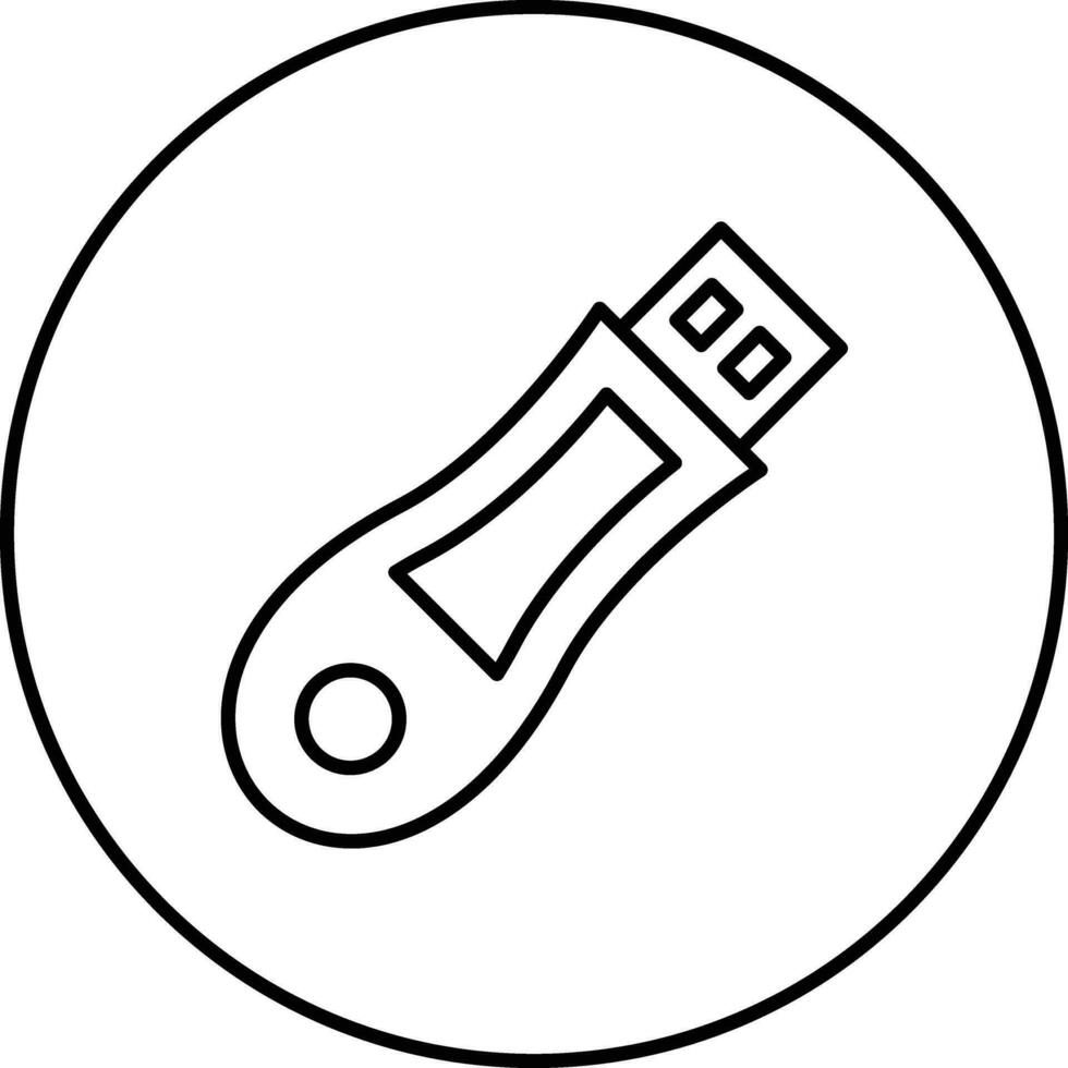 Pendrive Vector Icon