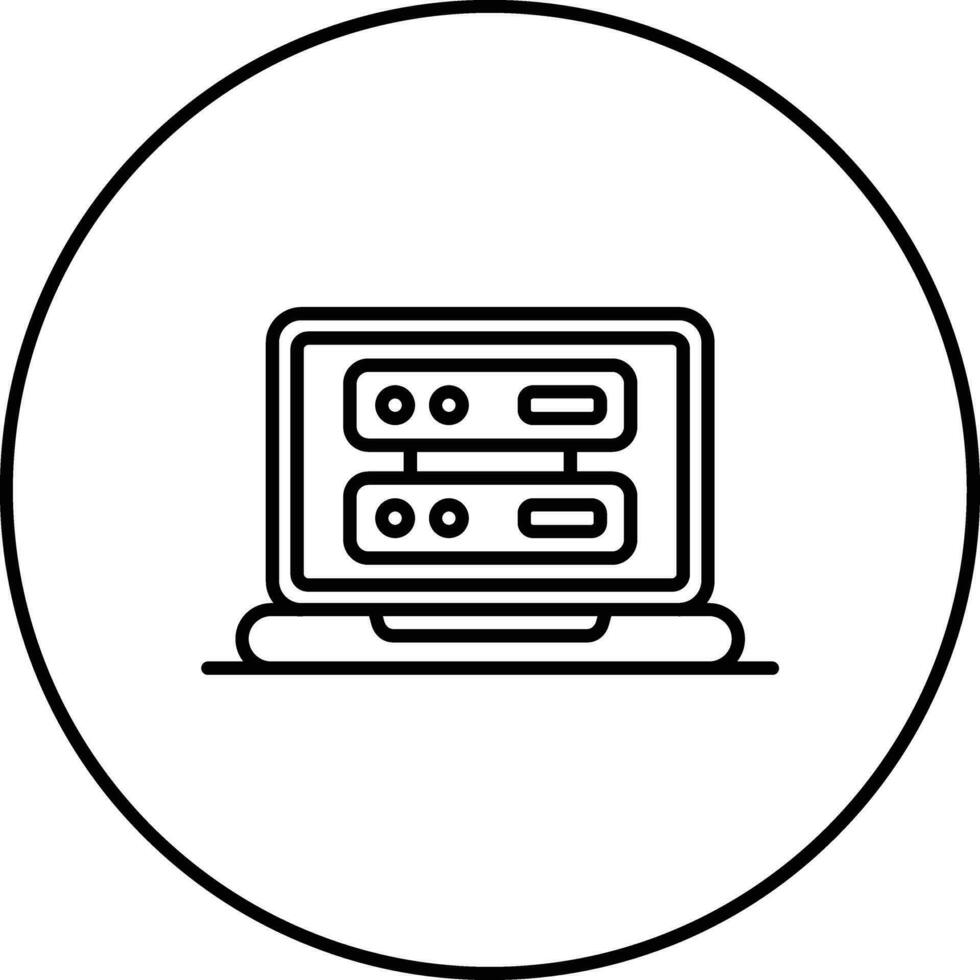 Shared Web Hosting Vector Icon