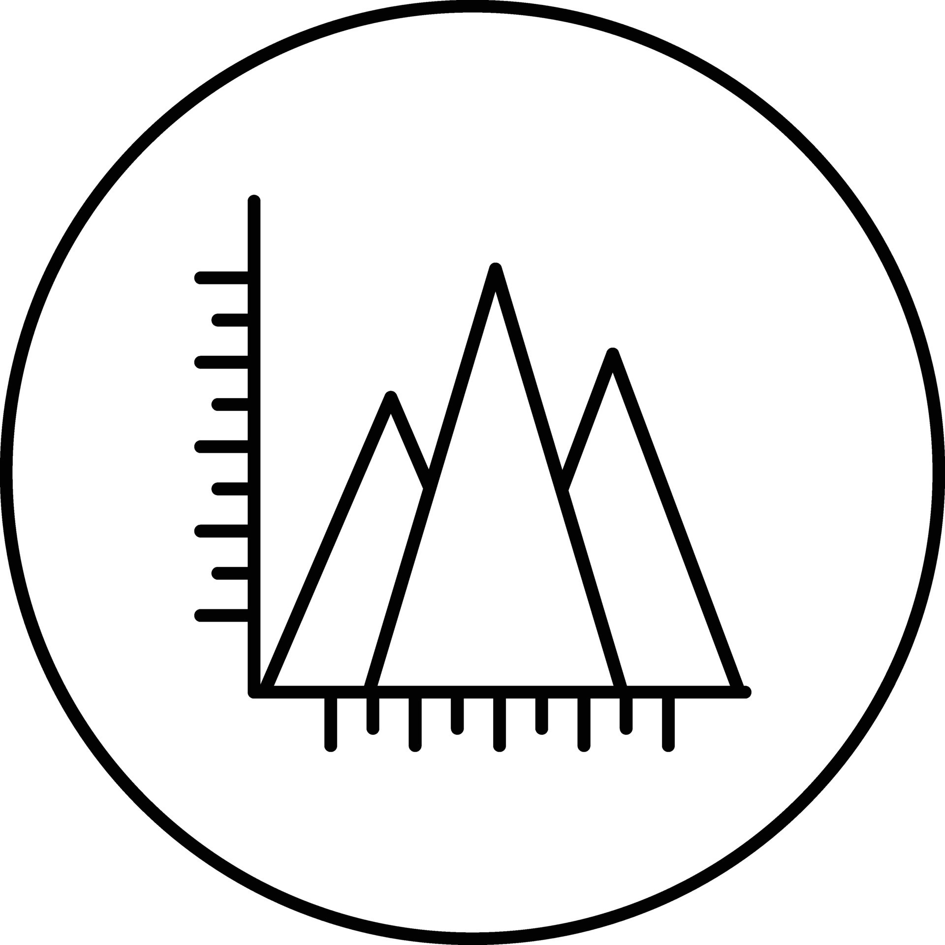 Triangle Bar Vector Icon 32212210 Vector Art at Vecteezy