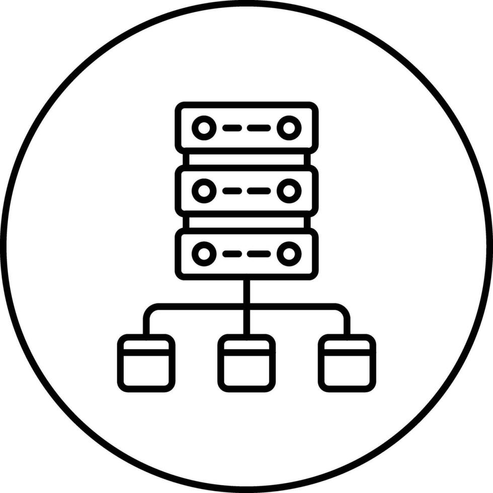 Data Modeling Vector Icon