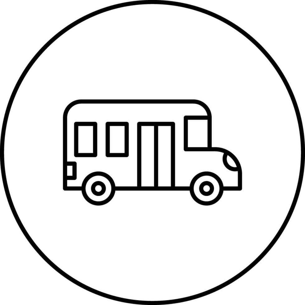 School Bus Vector Icon