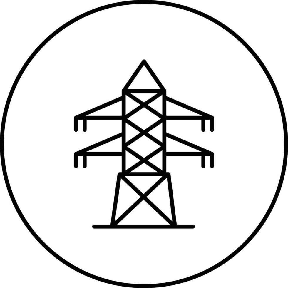 Electric Tower Vector Icon