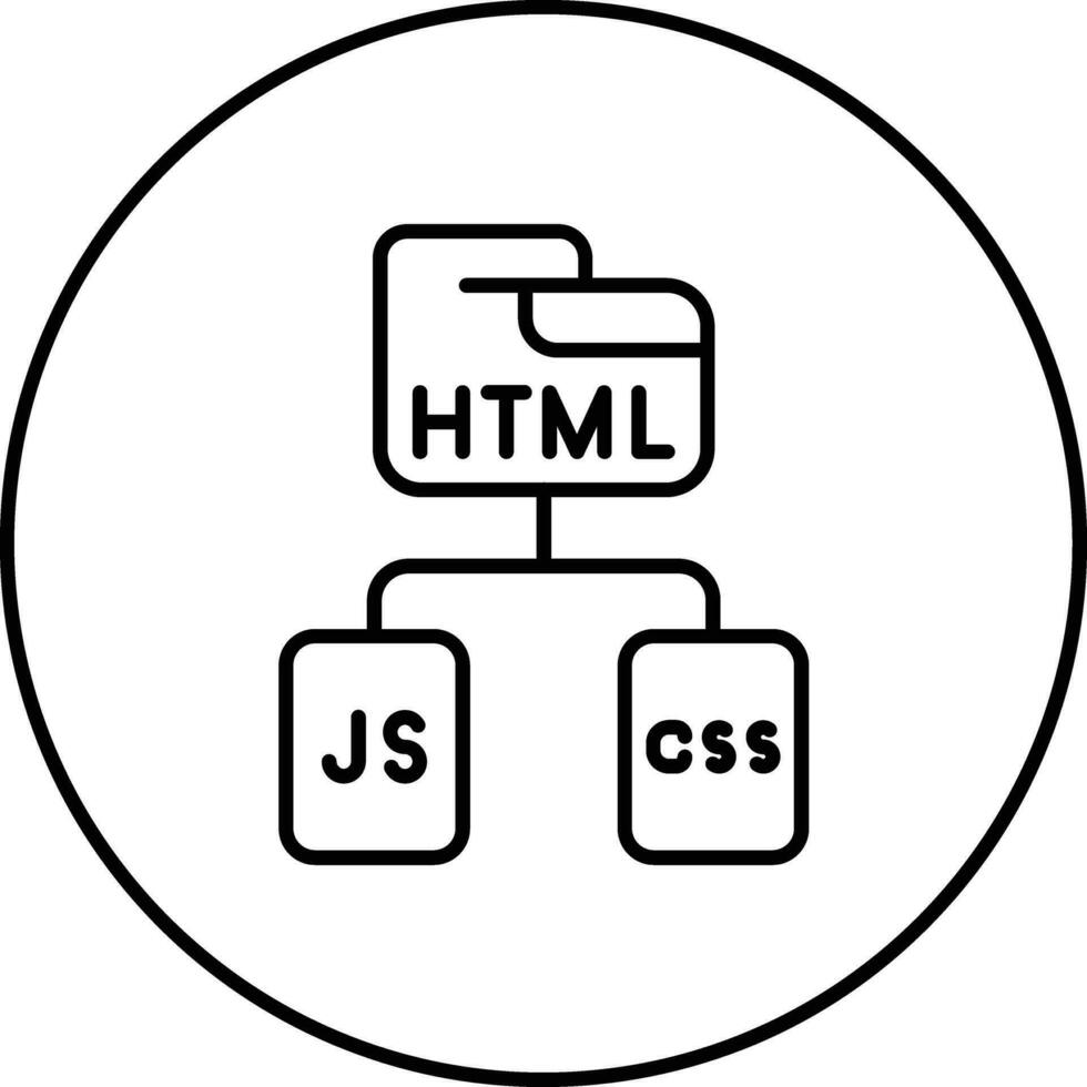 Html Js Css Vector Icon
