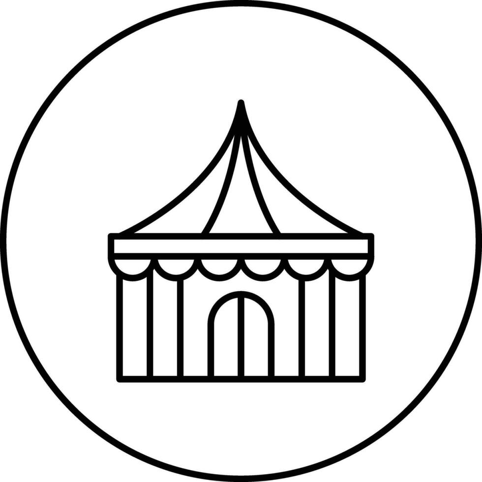 Circus Tent Vector Icon