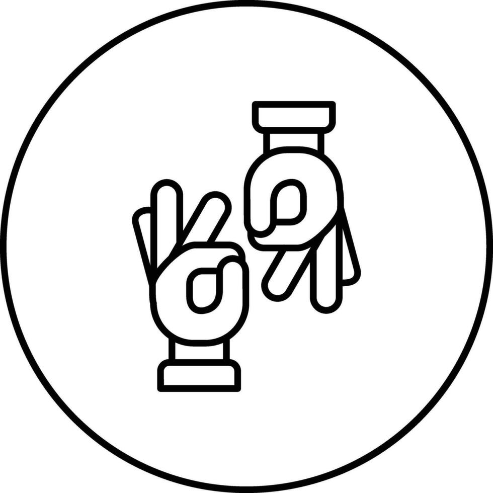 Sign Language Vector Icon