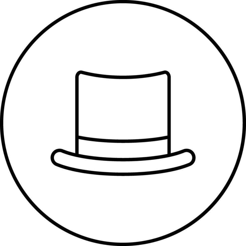 Top Hat Vector Icon