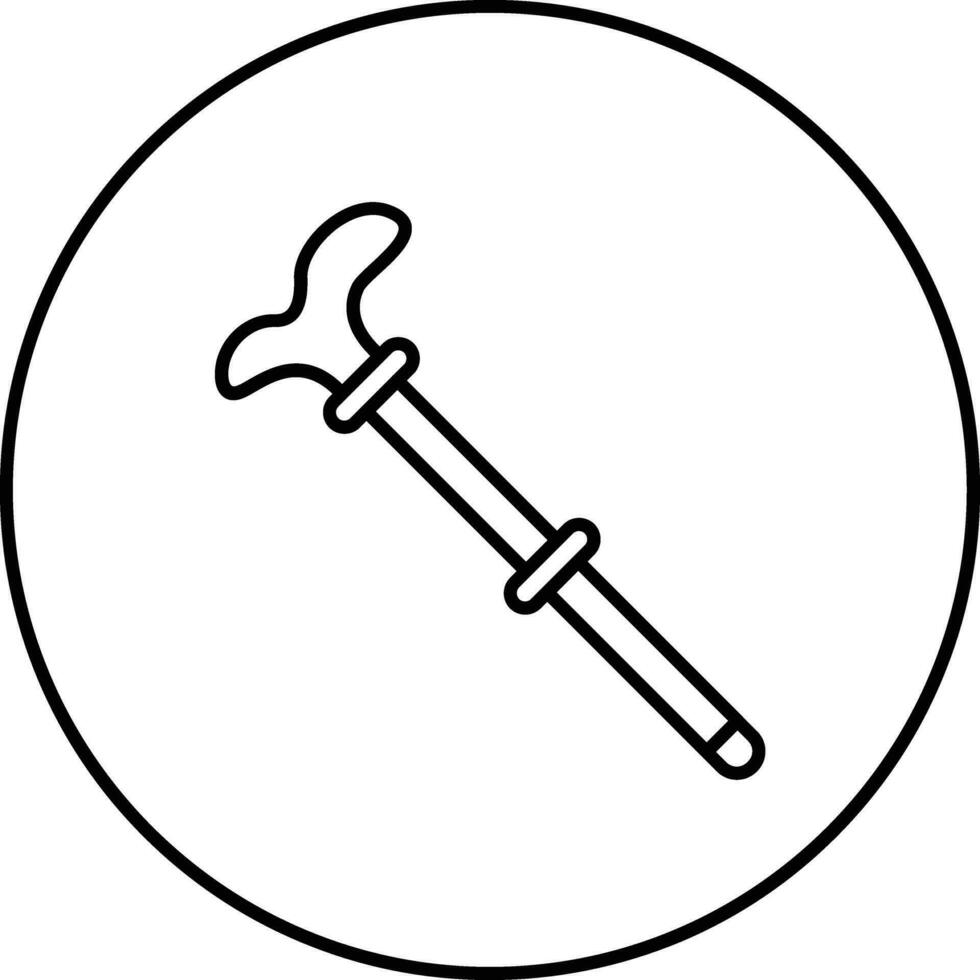 Walking Cane Vector Icon