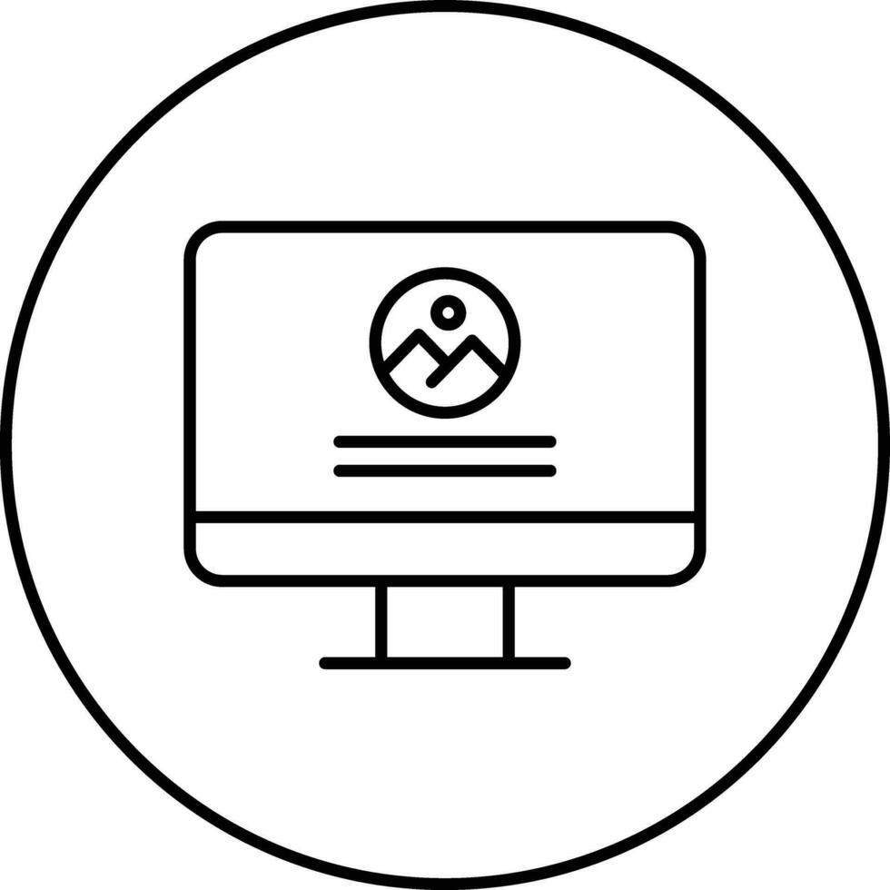 Computer Website Vector Icon