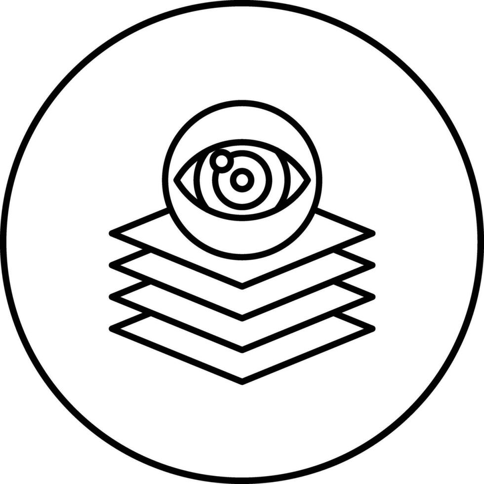 Depth Perception Vector Icon