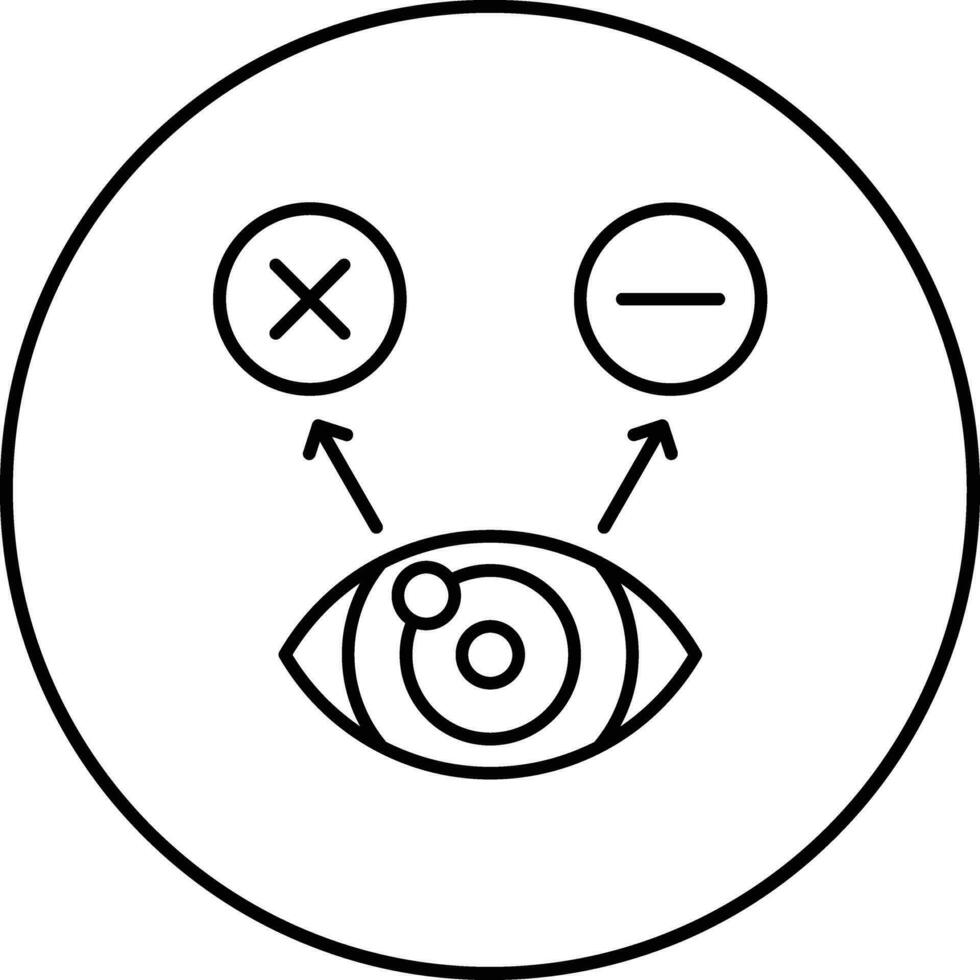Stereo Vision Vector Icon