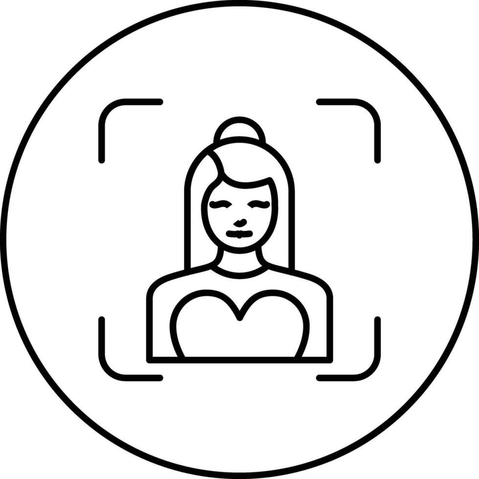 Headshot Vector Icon