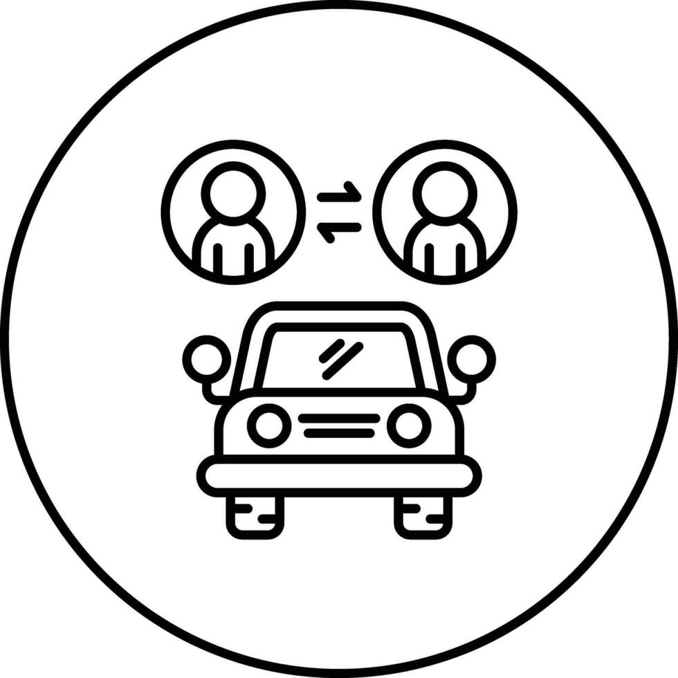 Carpool Vector Icon