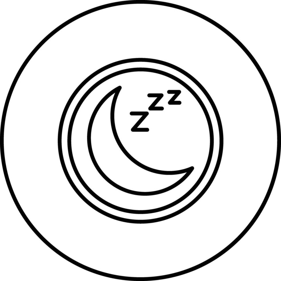 Natural Sleep Schedule Vector Icon