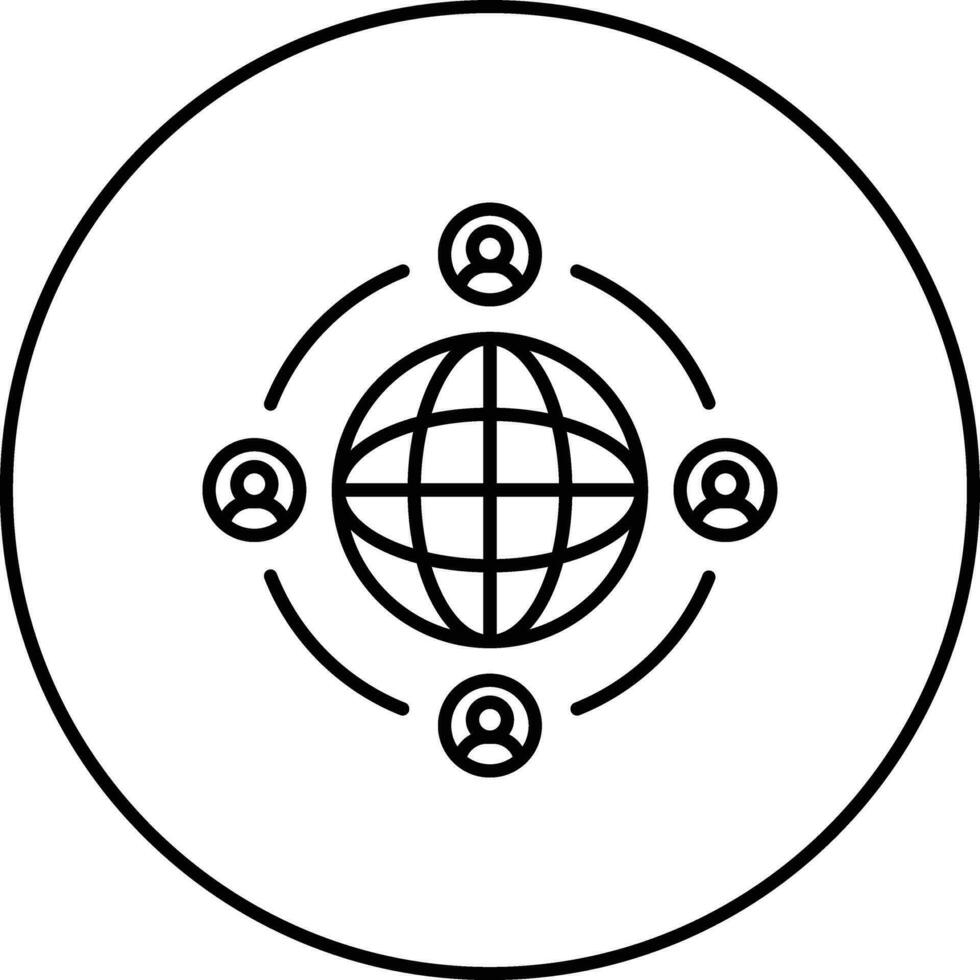User Connection Vector Icon