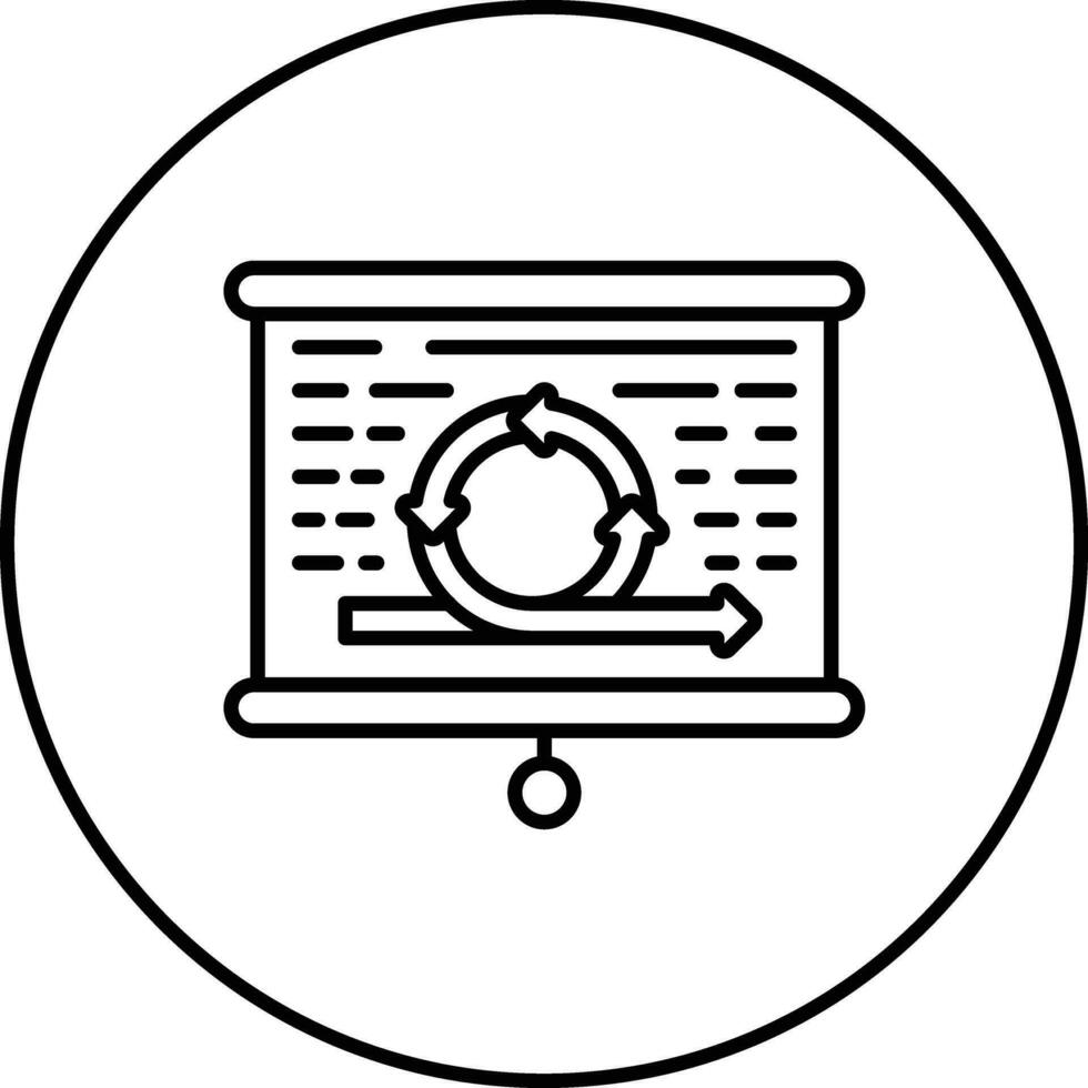 Scrum Task Board Vector Icon
