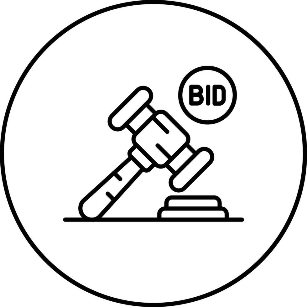 Auction Vector Icon