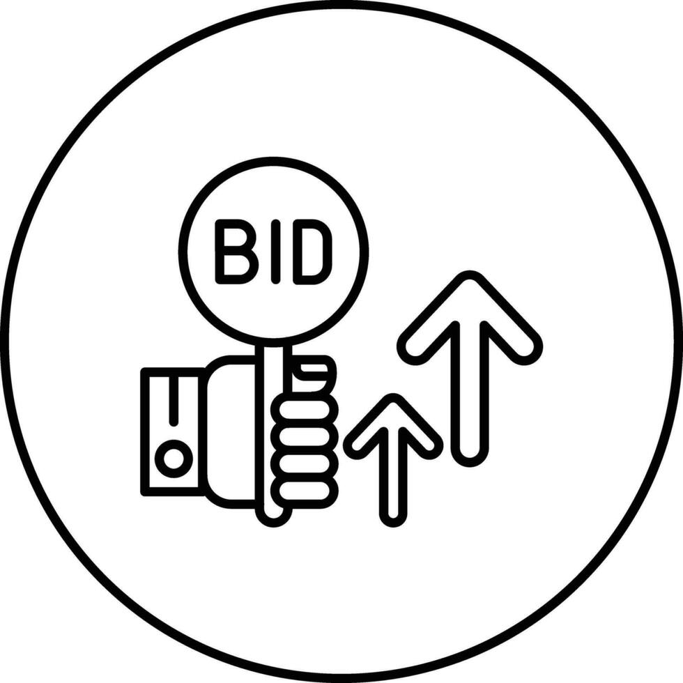 Dynamic Auction Vector Icon