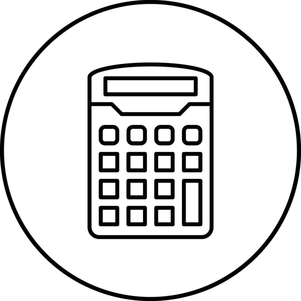 icono de vector de calculadora