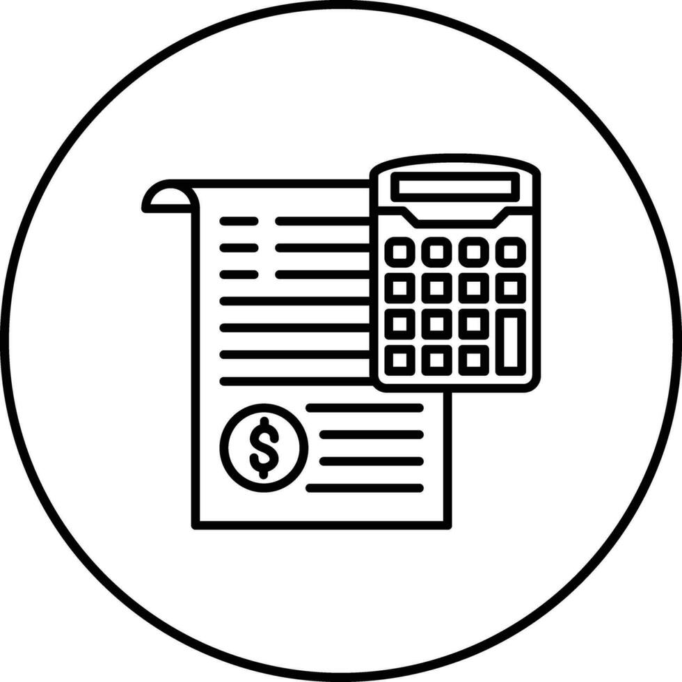 Invoice Generator Vector Icon