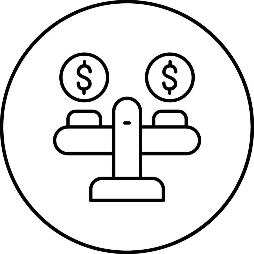 Money Scale Vector Icon