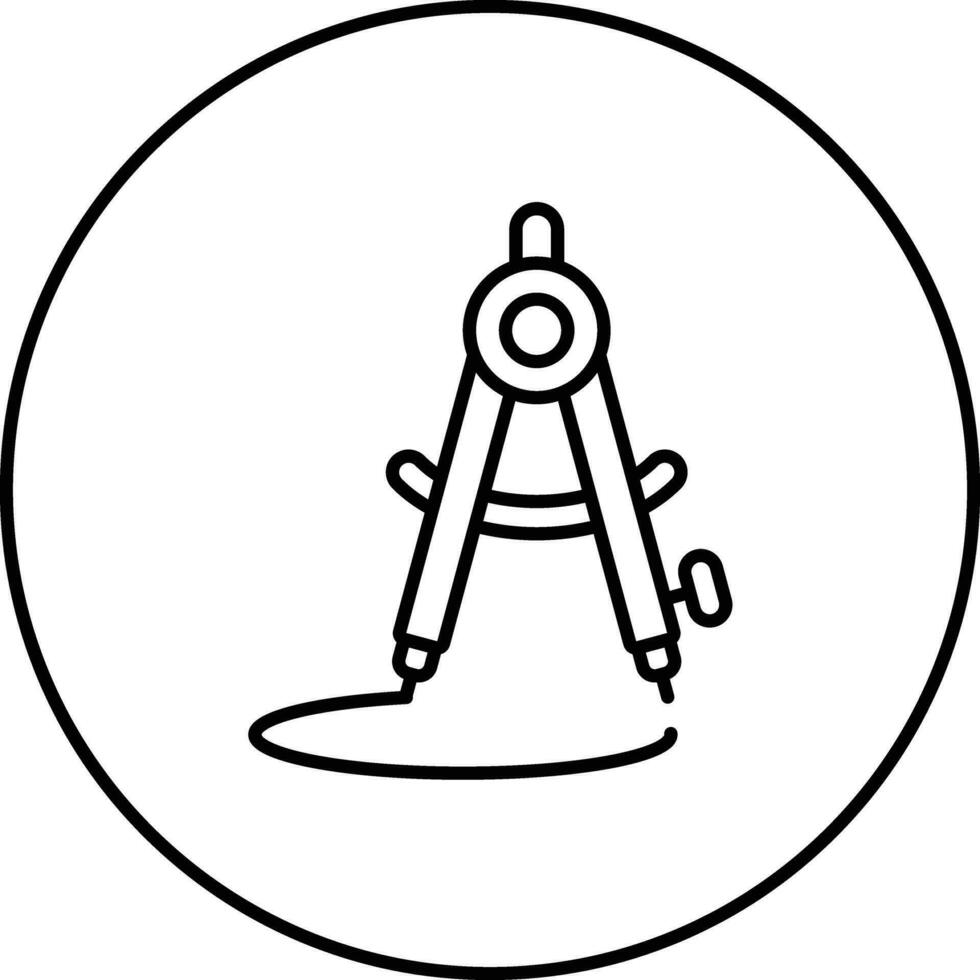 Drawing Compass Vector Icon