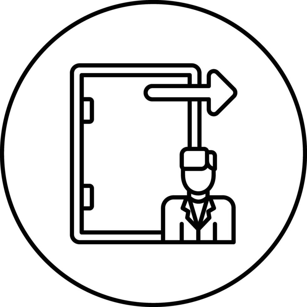 Exit Interview Vector Icon