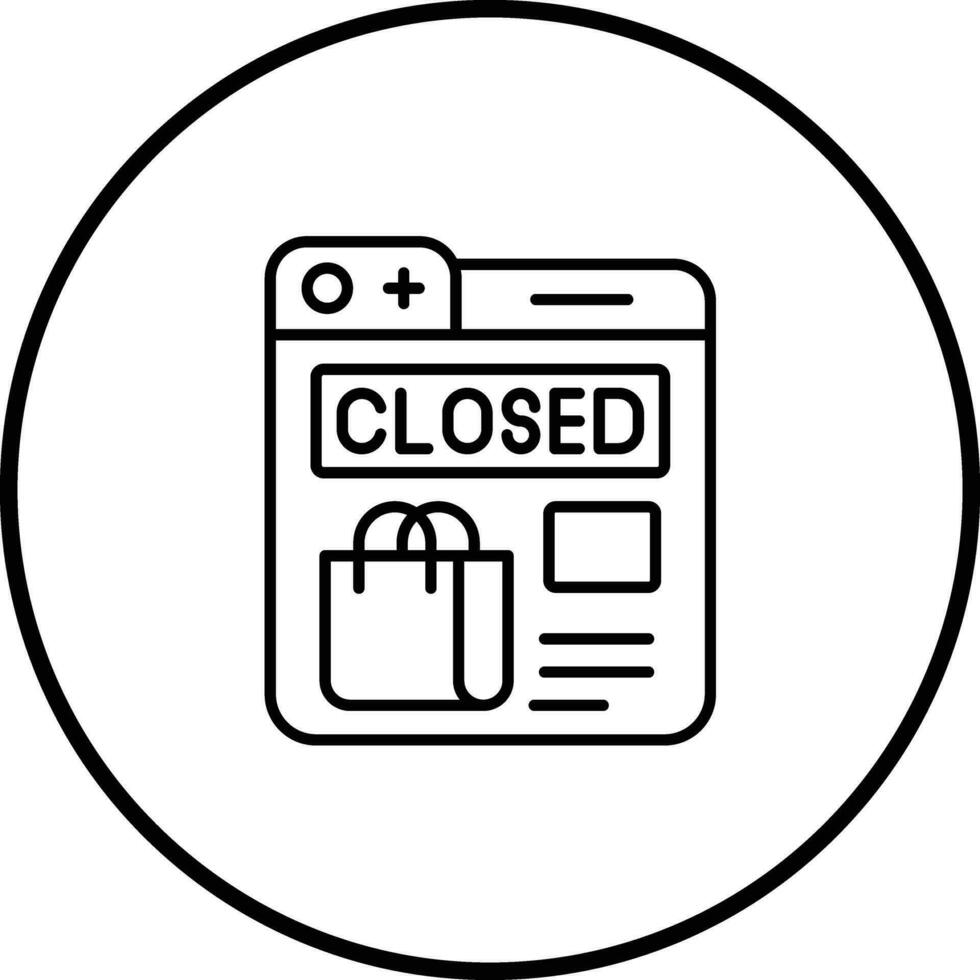 Closed Vector Icon