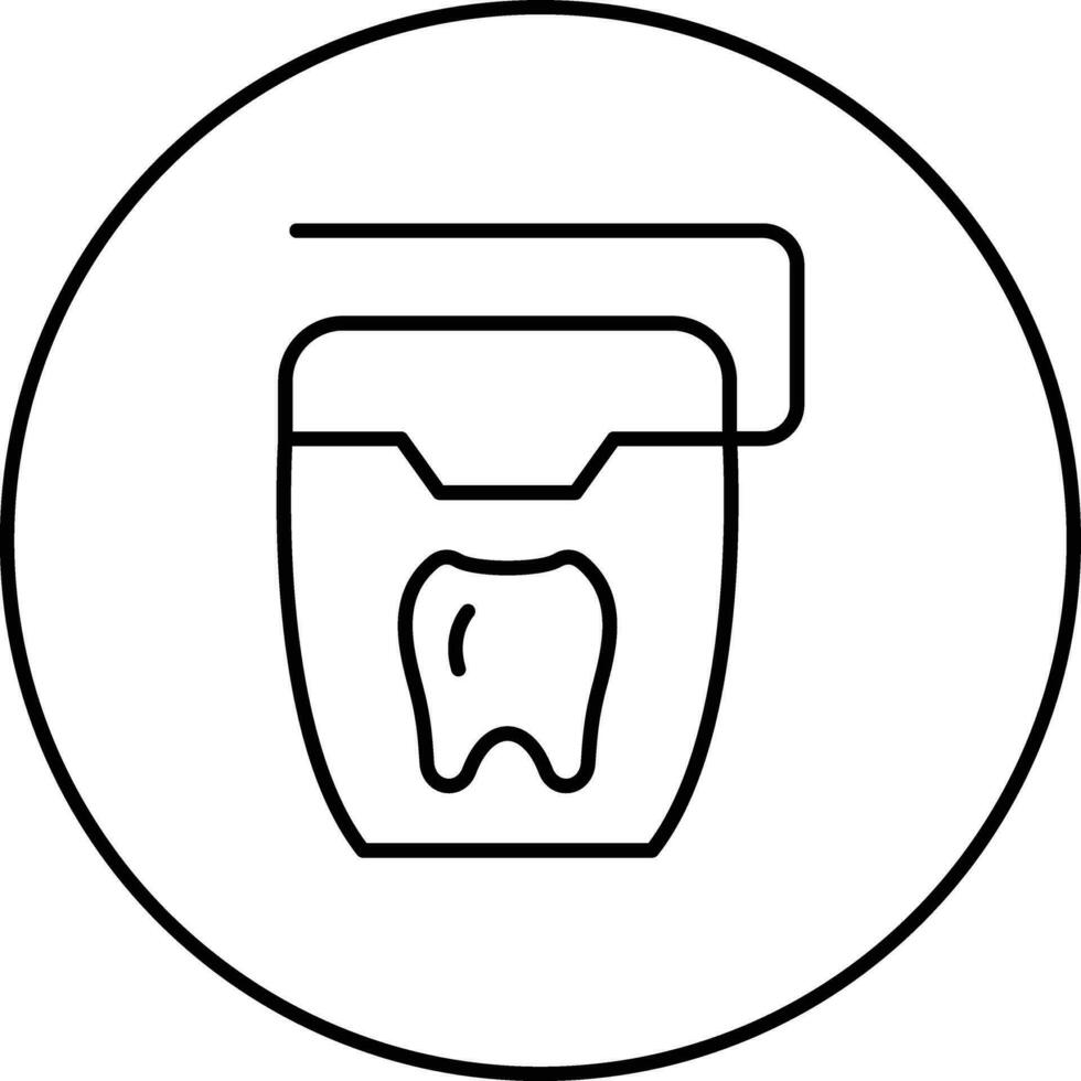 Dental Floss Vector Icon