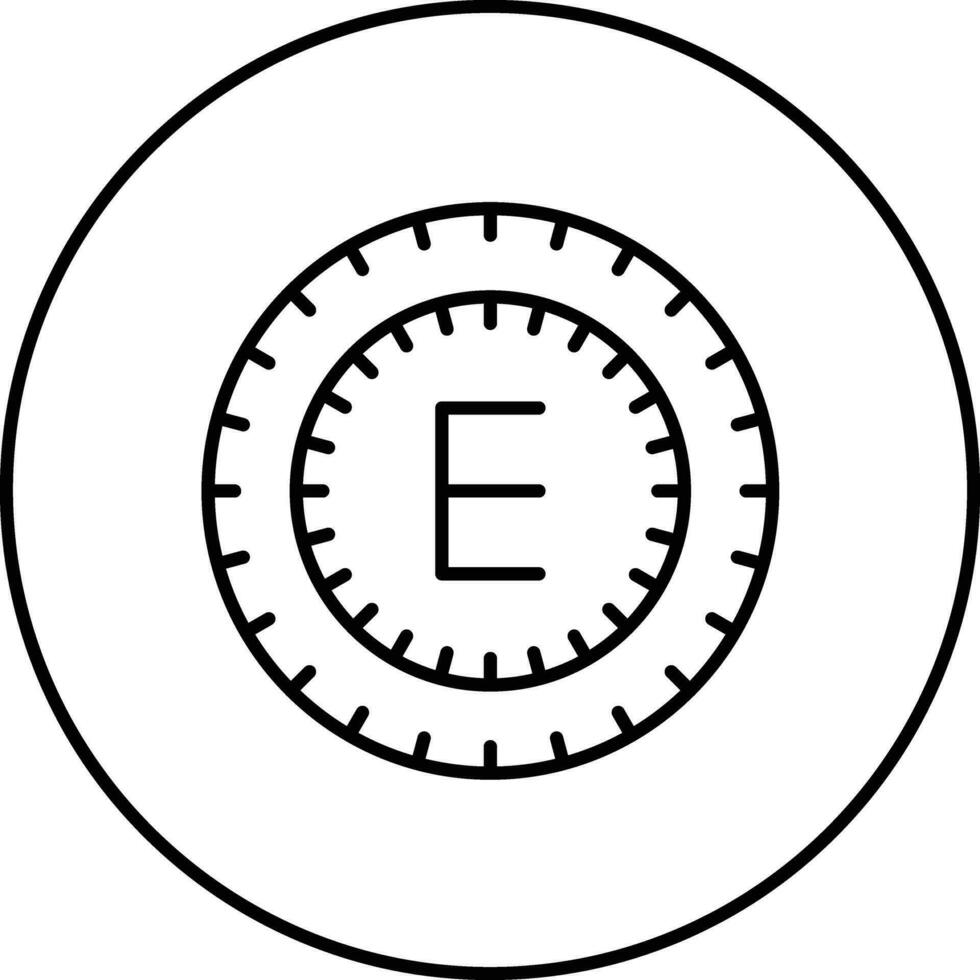 E Shot Vector Icon