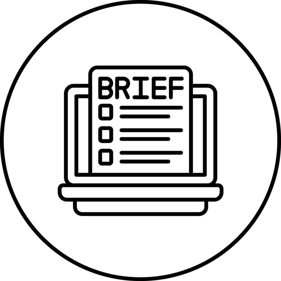 Brief Vector Icon