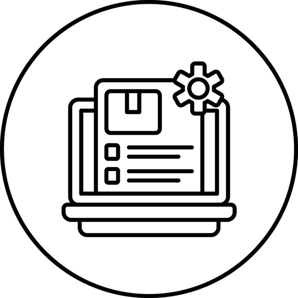 Content Management System Vector Icon