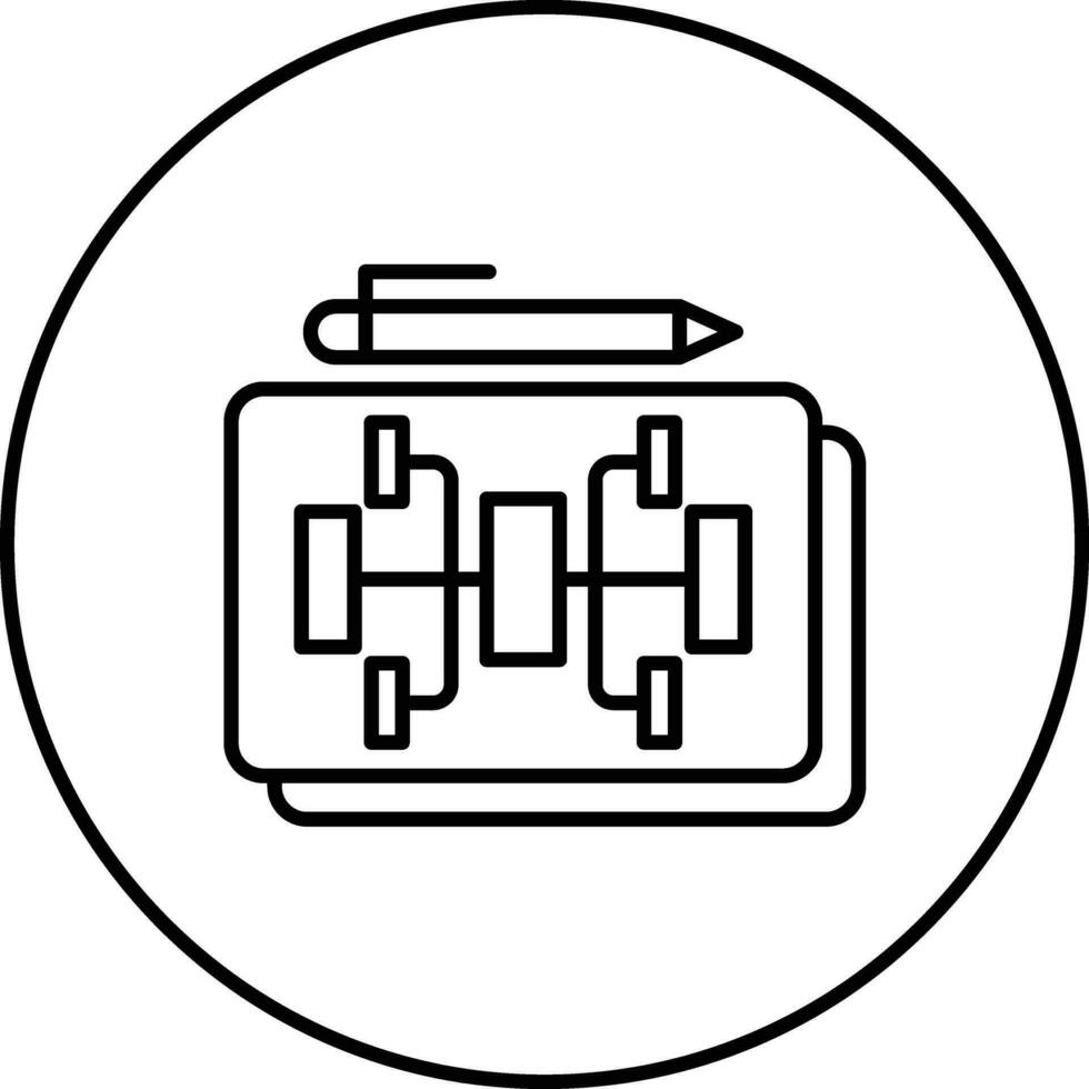 Mind Mapping Vector Icon