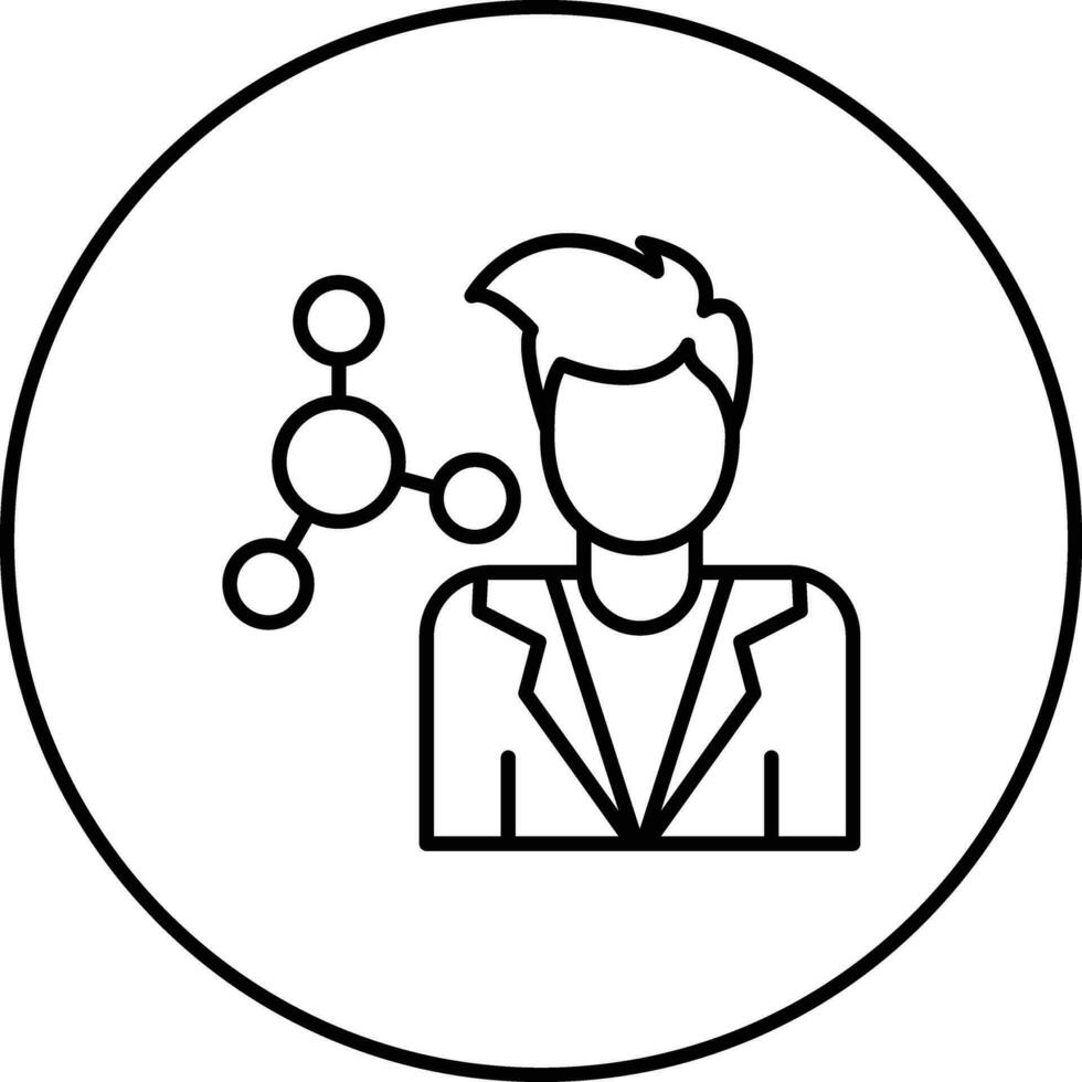 Scientist Male Vector Icon