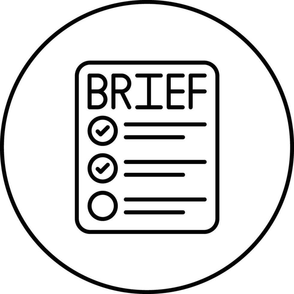Brief Vector Icon