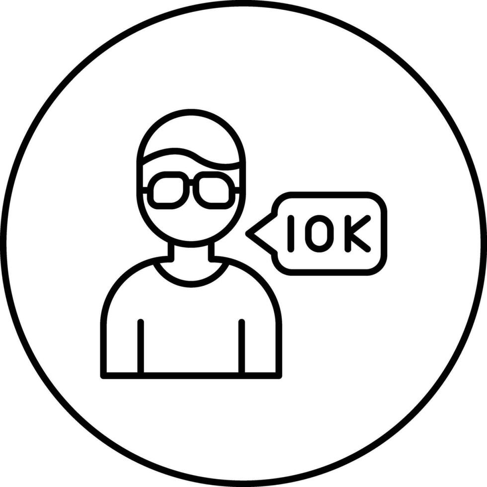 Nano Influencer Vector Icon