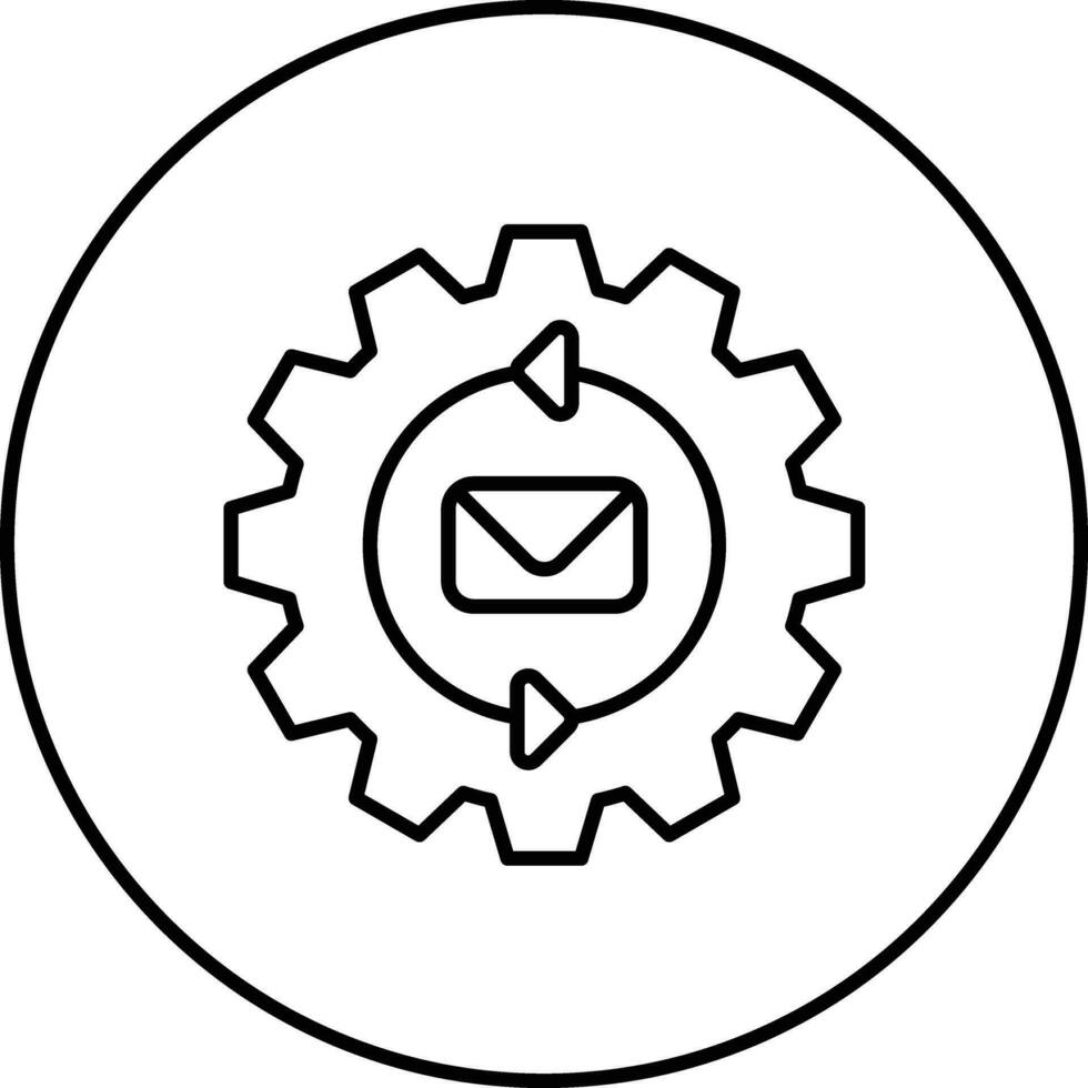Marketing Automation Vector Icon