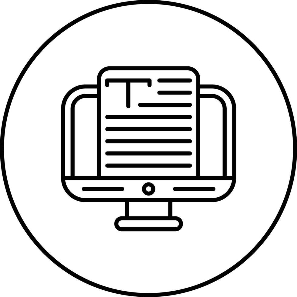 Copywriter Vector Icon