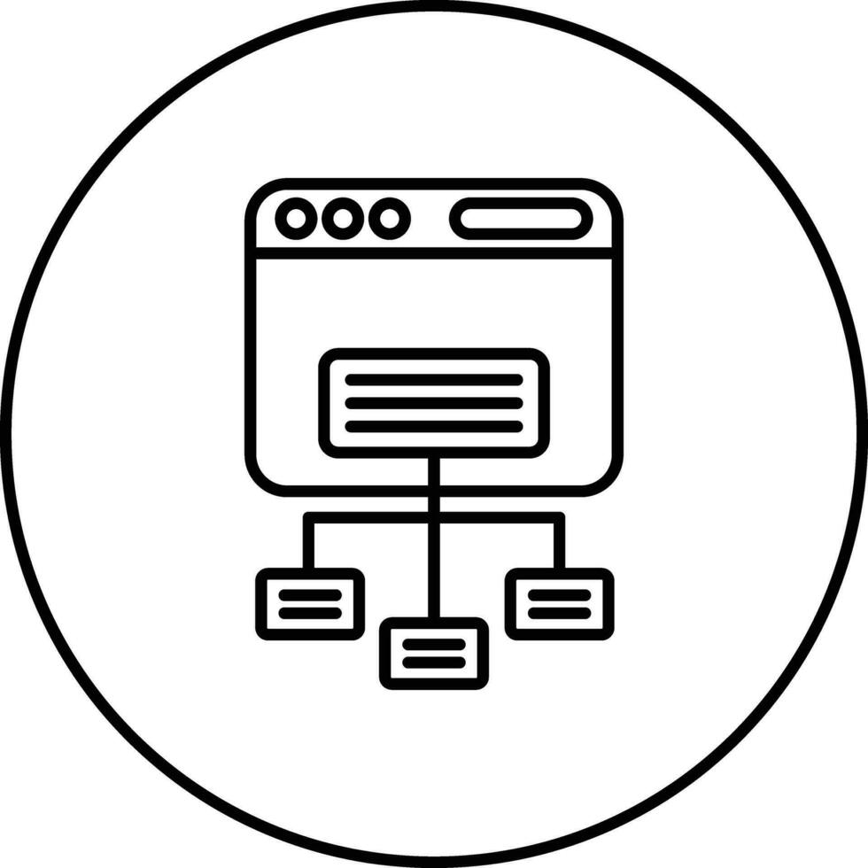 Sitemap Vector Icon