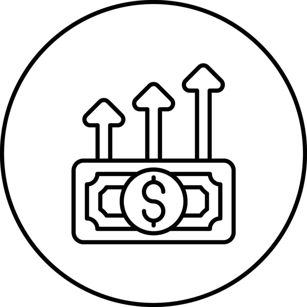 Money Growth Vector Icon