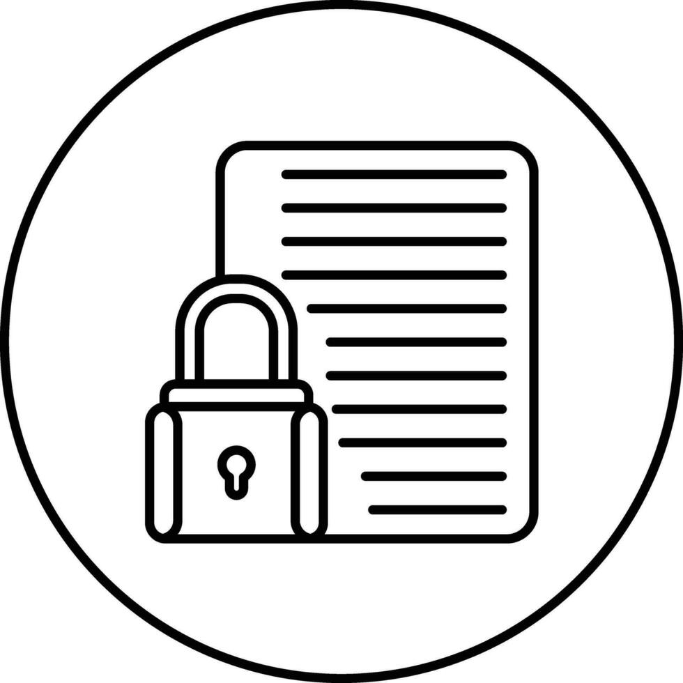 Confidential Project Vector Icon