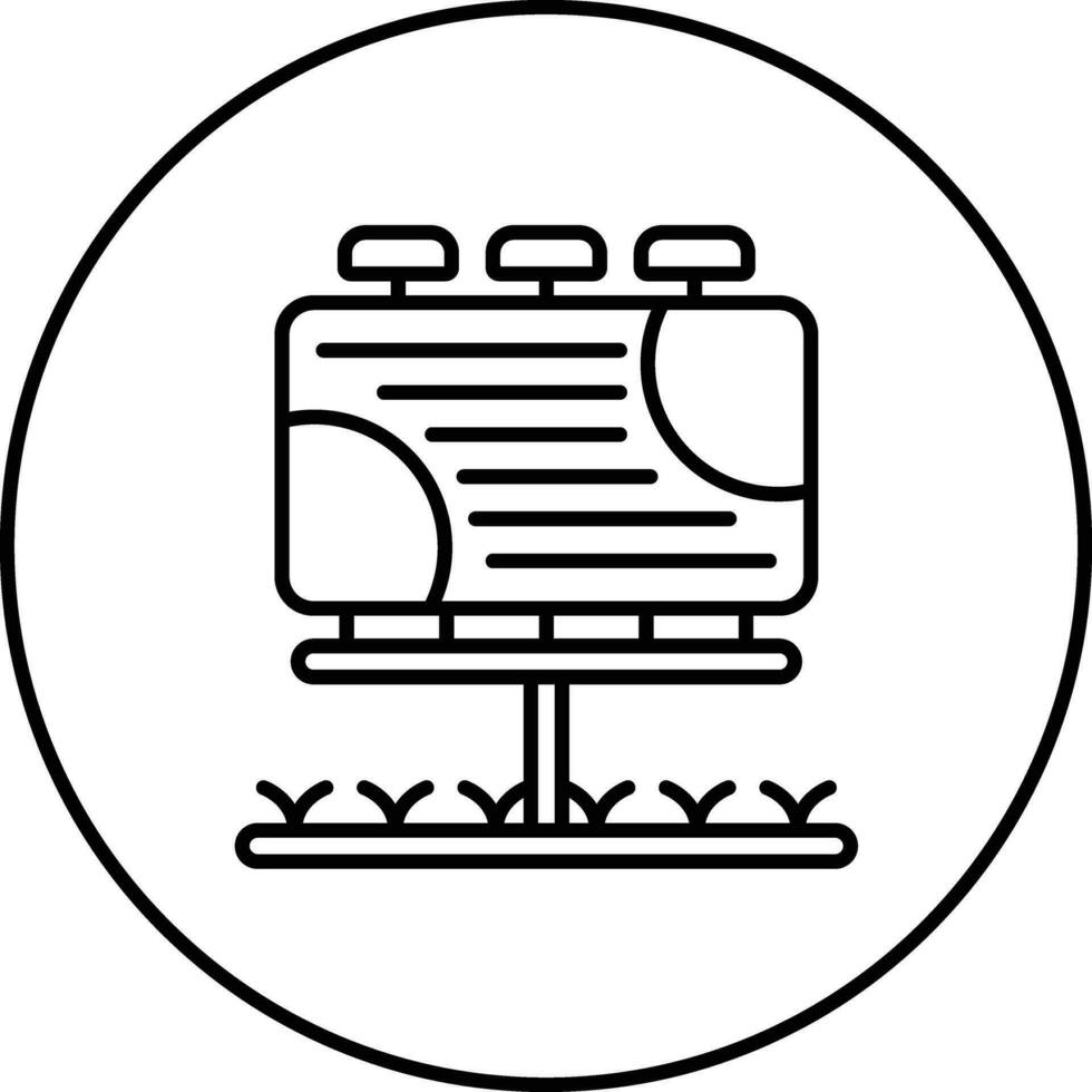 Yard Sign Vector Icon