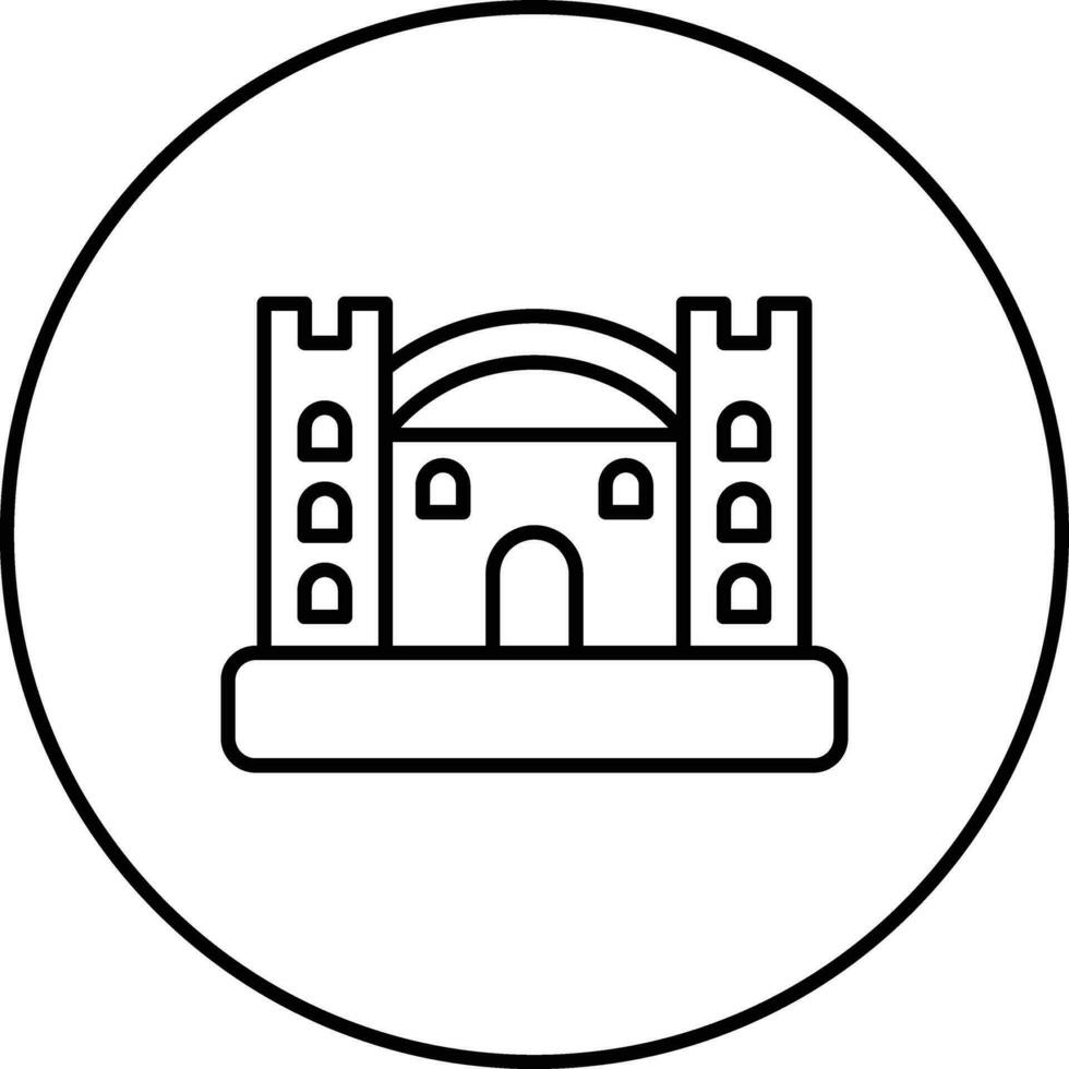 Bouncy Castle Vector Icon