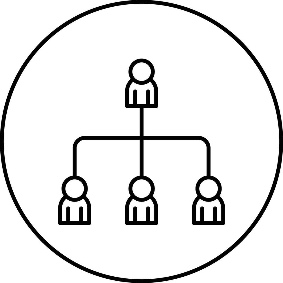 Company Structure Vector Icon